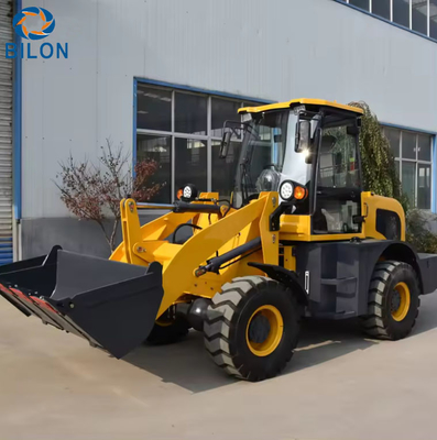 China 915 918 Mini Wheel Loader 1.5 Ton 4WD Tractor Loader With 0.7m3 Bucket Capacity