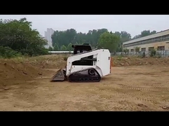 판매용 정격 부하 1200kgs 버킷 용량 0.55cbm의 크롤러 100HP 스키드 스티어 로더