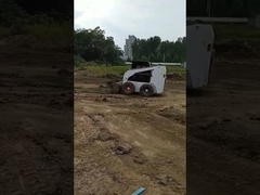 조이스틱 제어 장치/고급스러운 운전실/에어컨디티오가 포함된 더 큰 마력 100HP 휠 스키드 스티어 로더