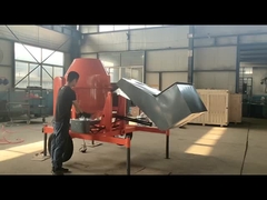 편리한 모바일 콘크리트 혼합기를 로딩하는 4 휠 350L 콘크리트 혼합기 3KW 본인